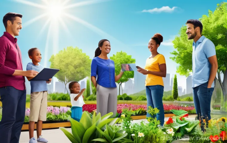 소셜 임팩트 측정과 이해관계자 만족도 - **Prompt 1: Visualizing Community Progress Through Social Impact**
    A bright, uplifting scene dep...
